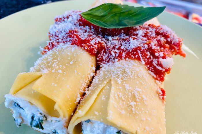 Cannelloni à la ricotta et épinards - Traiteur italien Bruxelles & La Hulpe