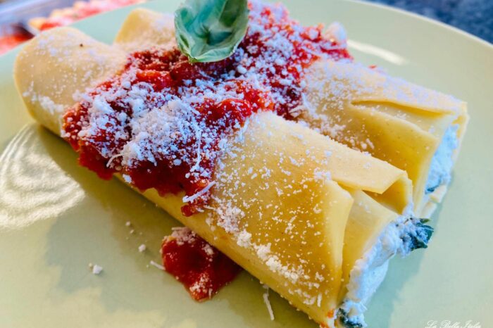Cannelloni à la ricotta et épinards - Traiteur italien Bruxelles & La Hulpe