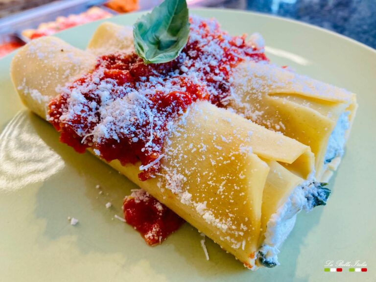 Cannelloni à la ricotta et épinards - Traiteur italien Bruxelles & La Hulpe