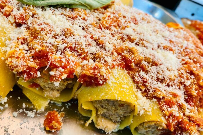 Cannelloni à la viande - Traiteur italien Bruxelles & La Hulpe