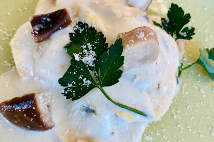 Fagottini aux cèpes - Traiteur italien Bruxelles & La Hulpe