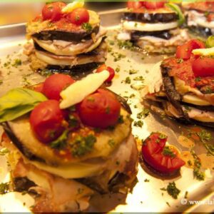 Millefogli -di vitello aubergines siciliennes veau et mozzarella - Traiteur italien Bruxelles - Traiteur italien La Hulpe - Bella Italia