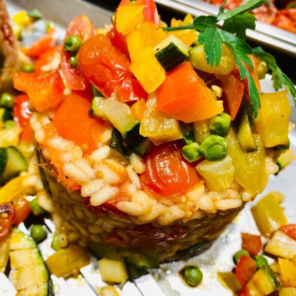 Risotto aux petits legumes