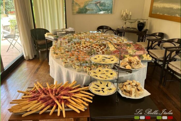 Table de mariage italienne. Buffet italien. Organisation de banquet de Mariage - Traiteur italien La Bella Italia Bruxelles - La Bella Italia La Hulpe - Brabant Wallon
