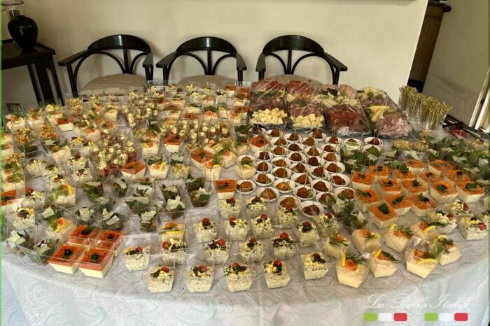 Table de mariage italienne. Buffet italien. Organisation de banquet de Mariage - Traiteur italien La Bella Italia Bruxelles - La Bella Italia La Hulpe - Brabant Wallon