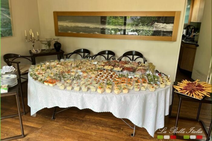 Table de mariage italienne. Buffet italien. Organisation de banquet de Mariage - Traiteur italien La Bella Italia Bruxelles - La Bella Italia La Hulpe - Brabant Wallon