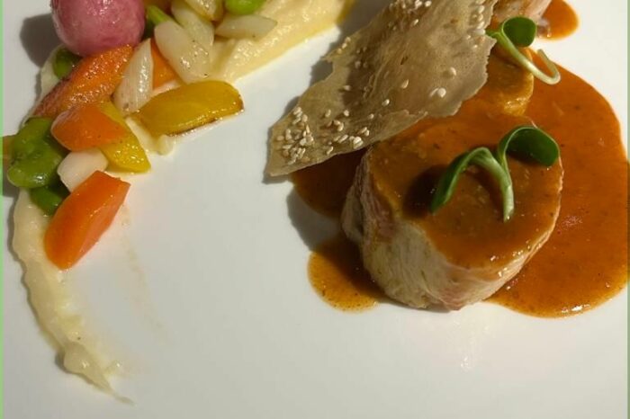 Plat italien - Haute Gastronomie italienne pour banquet de Mariage - Evénement fête anniversaire team bulding Traiteur italien. Organisation repas italien. Décoration table.