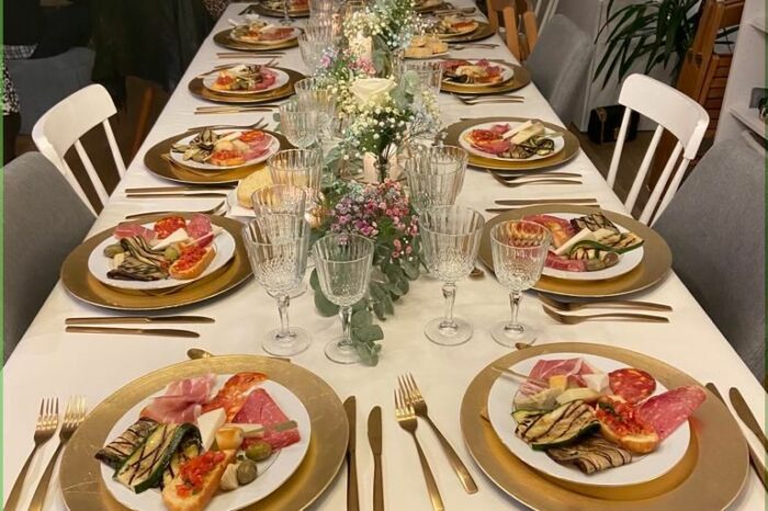 Organisation table pour mariage. traiteur italien La Bella Italia Bruxelles - La Hulpe.