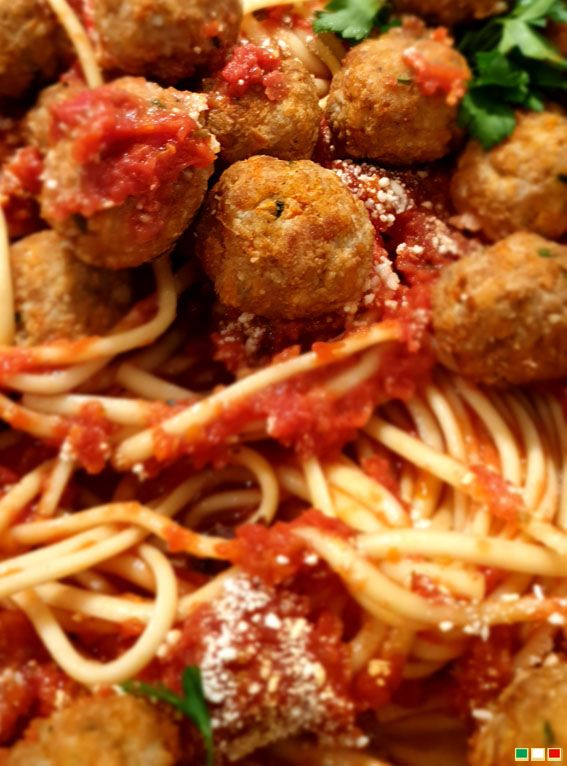 Tagliatelle aux petites boulettes de viande