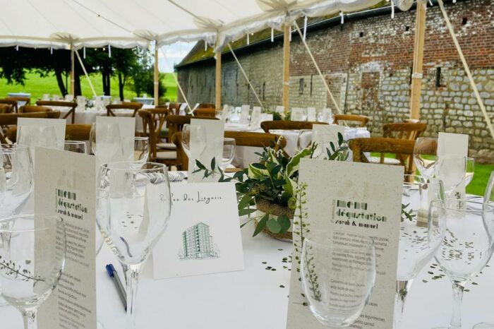 Dressage table mariage - Bella italia Bruxelles